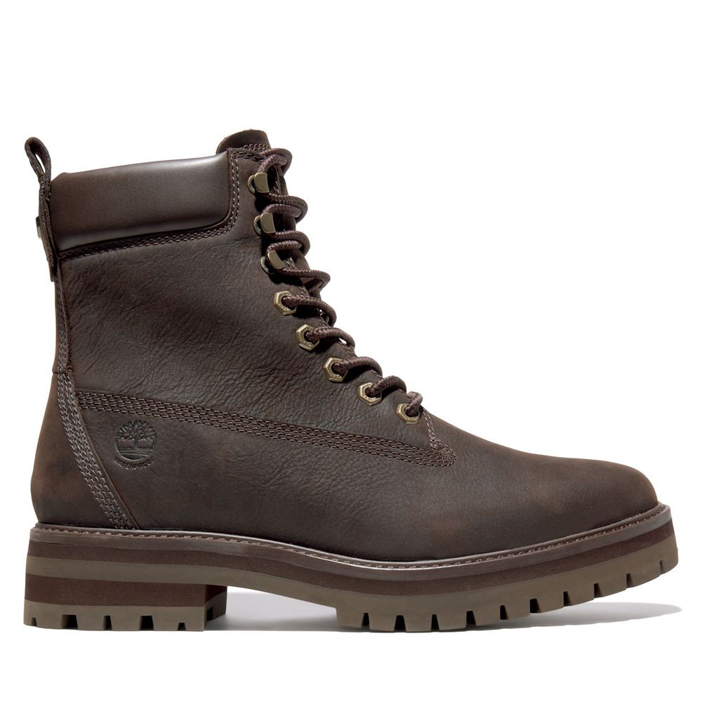 Timberland Μποτες Χιονιού Ανδρικα Βαθυ Καφε - Courma Guy Waterproof - Greece 0598721-VL